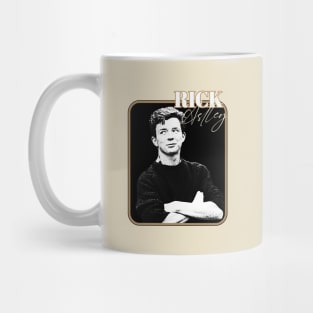 rick astley dark creme Mug